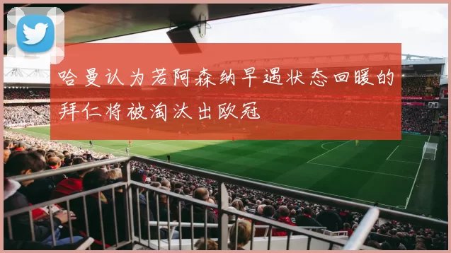 哈曼认为若阿森纳早遇状态回暖的拜仁将被淘汰出欧冠